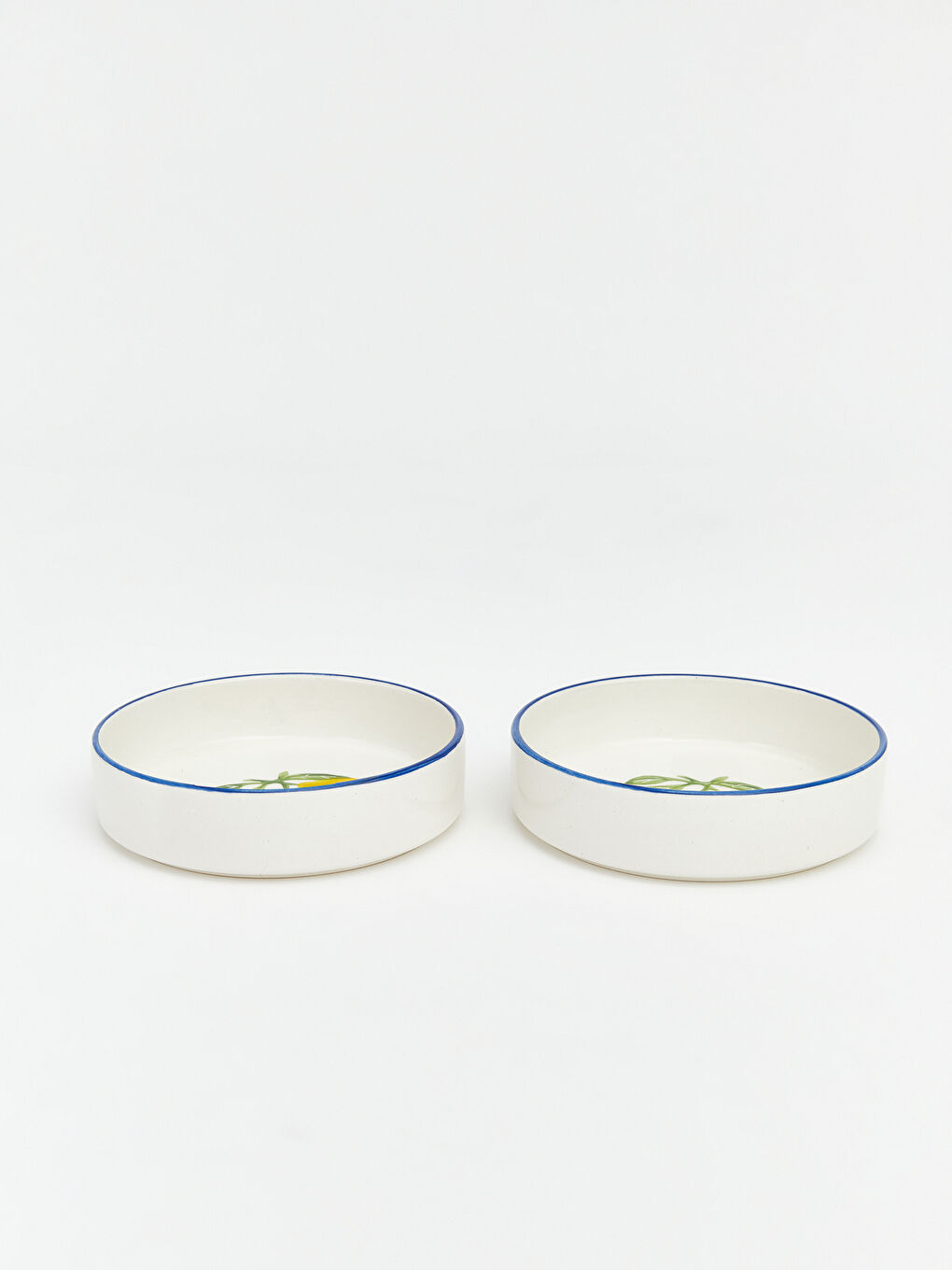 Karışık Limon Baskılı Seramik Kase 2'li 13 cm-3