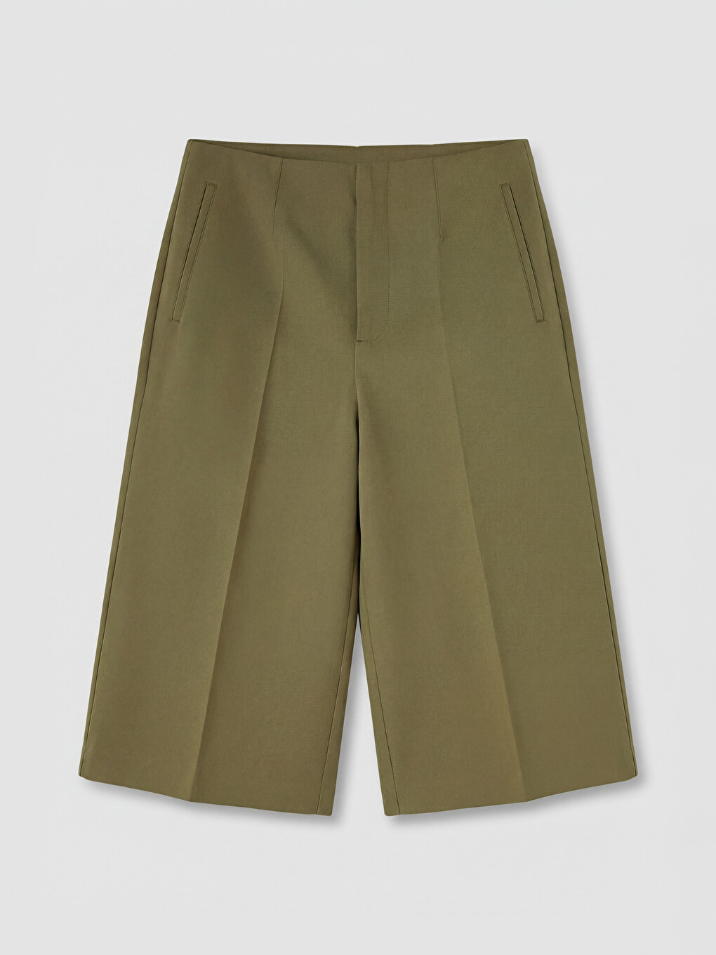 Frau Khaki Shorts-4