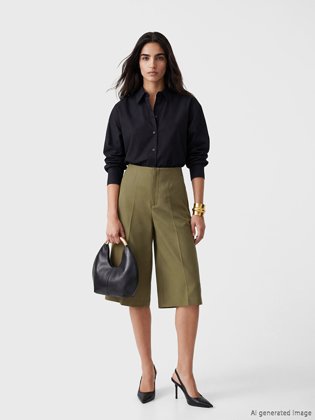 Frau Khaki Shorts