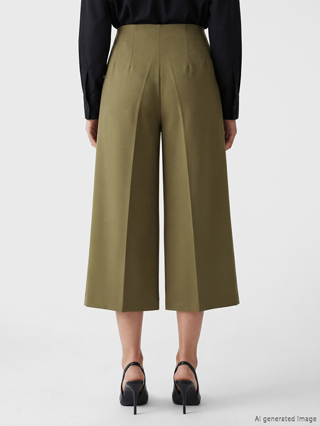 Frau Khaki Shorts-3