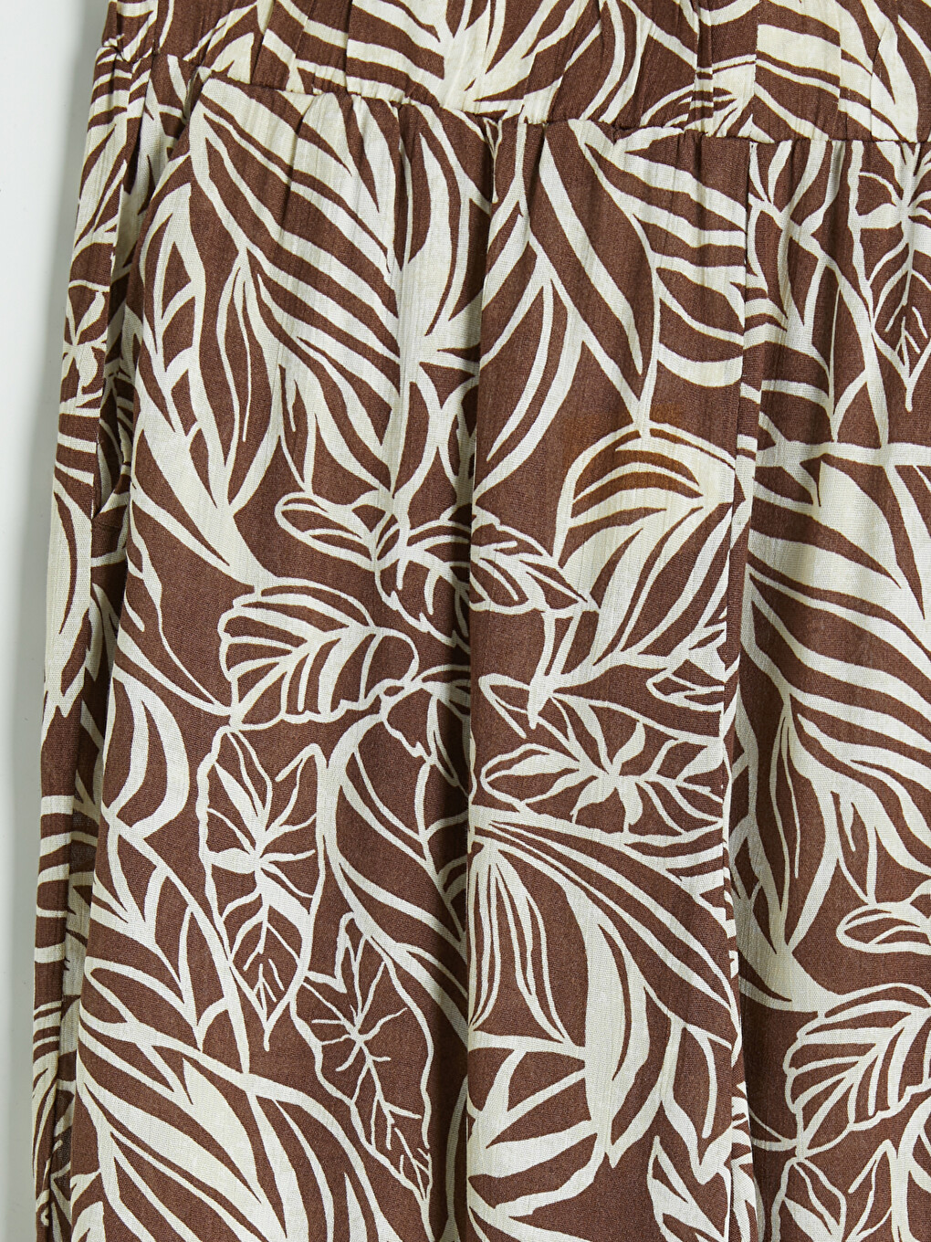 Elastic Waist Floral Women's Trousers-6