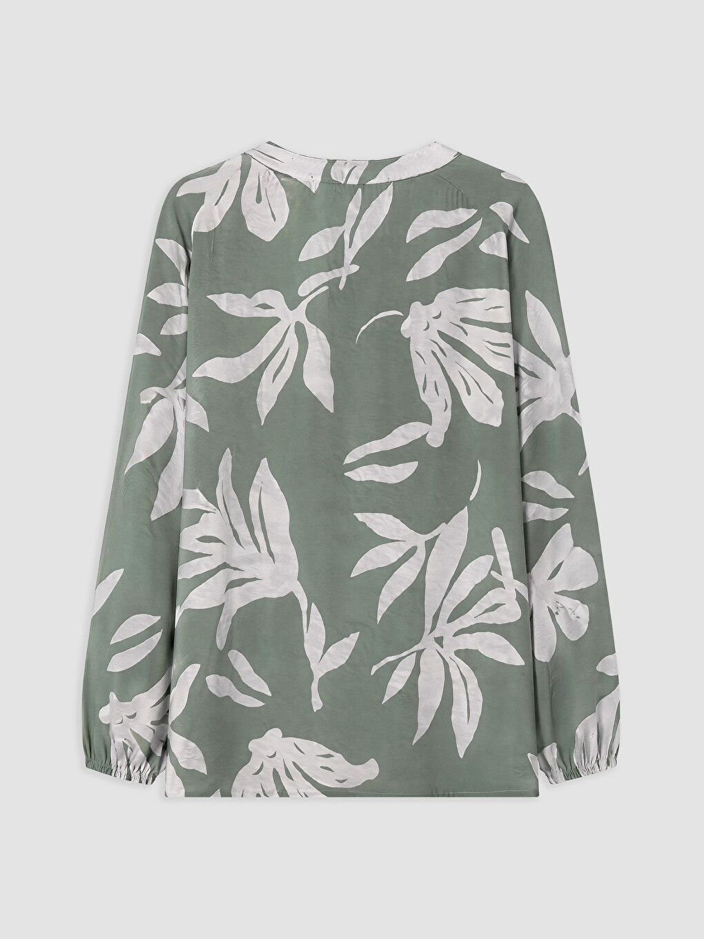 Woman Green Blouse-1