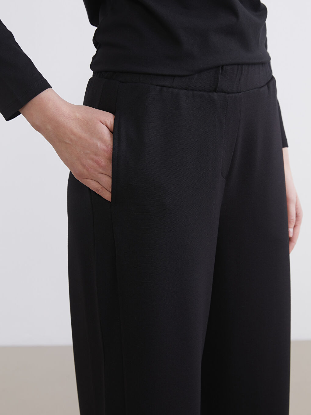 Women's Trousers with Elastic Waistband-2