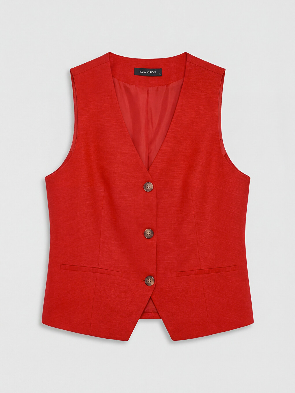 Vestă Clasic De Femei Din Amestec De In-4