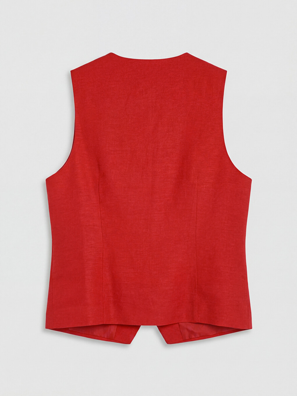 Vestă Clasic De Femei Din Amestec De In-5