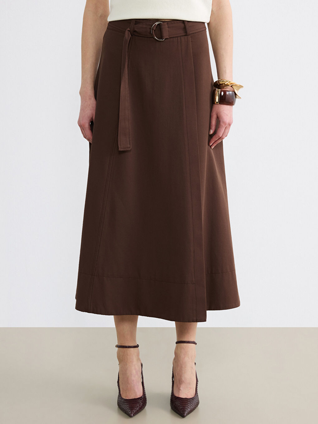 Kahverengi Beli Kemerli A Kesim Etek-1