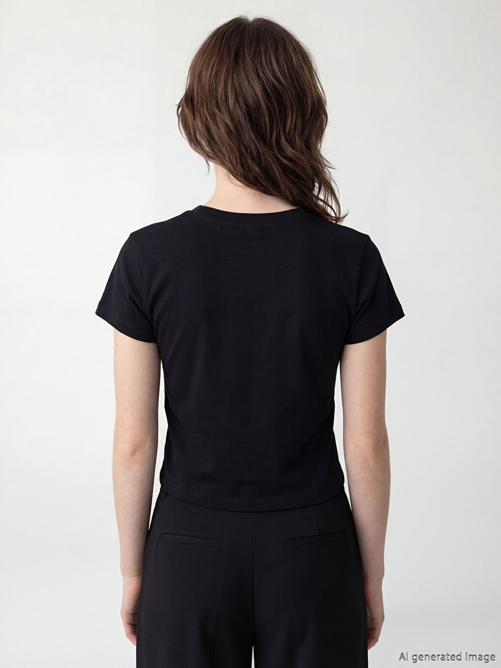 Woman BLACK T-Shirt-2