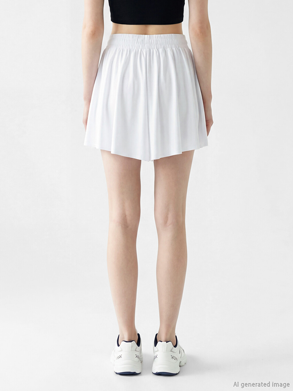 Elastic Waist Women's Shorts-2