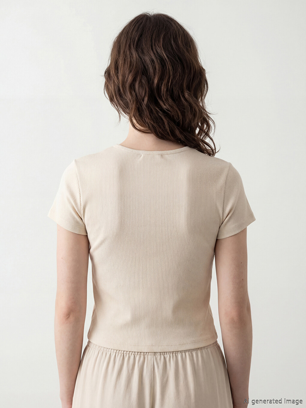 Crew Neck Women's T-Shirt-2