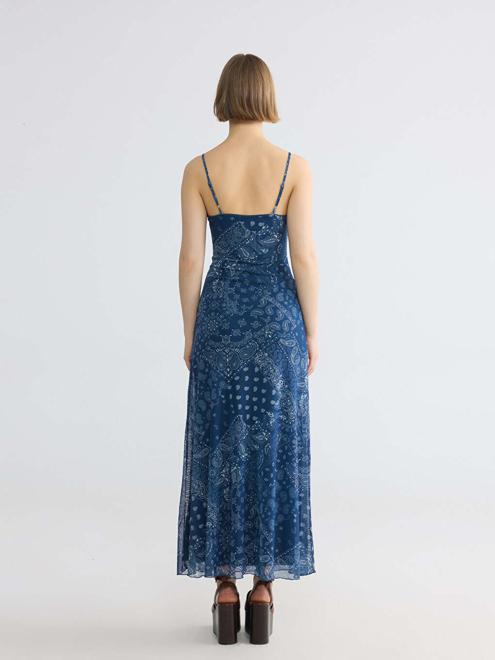 Robe Pétrole Femme-3