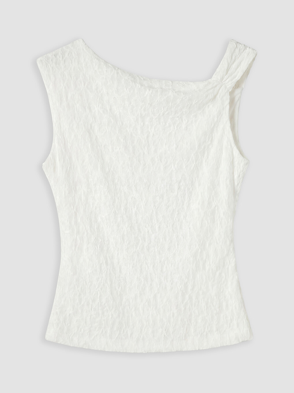 Slash Neck Lace Ruched Blouse-5