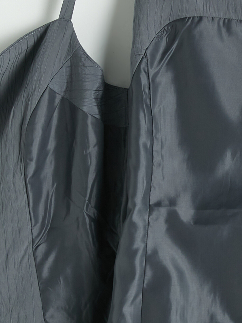 Col Carré Ceinturée À La Taille À Fines Bretelles Blouse-7