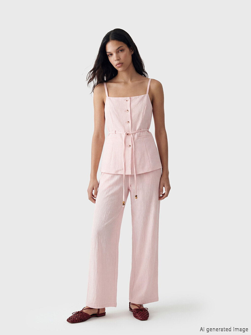 Woman Pink Blouse-1