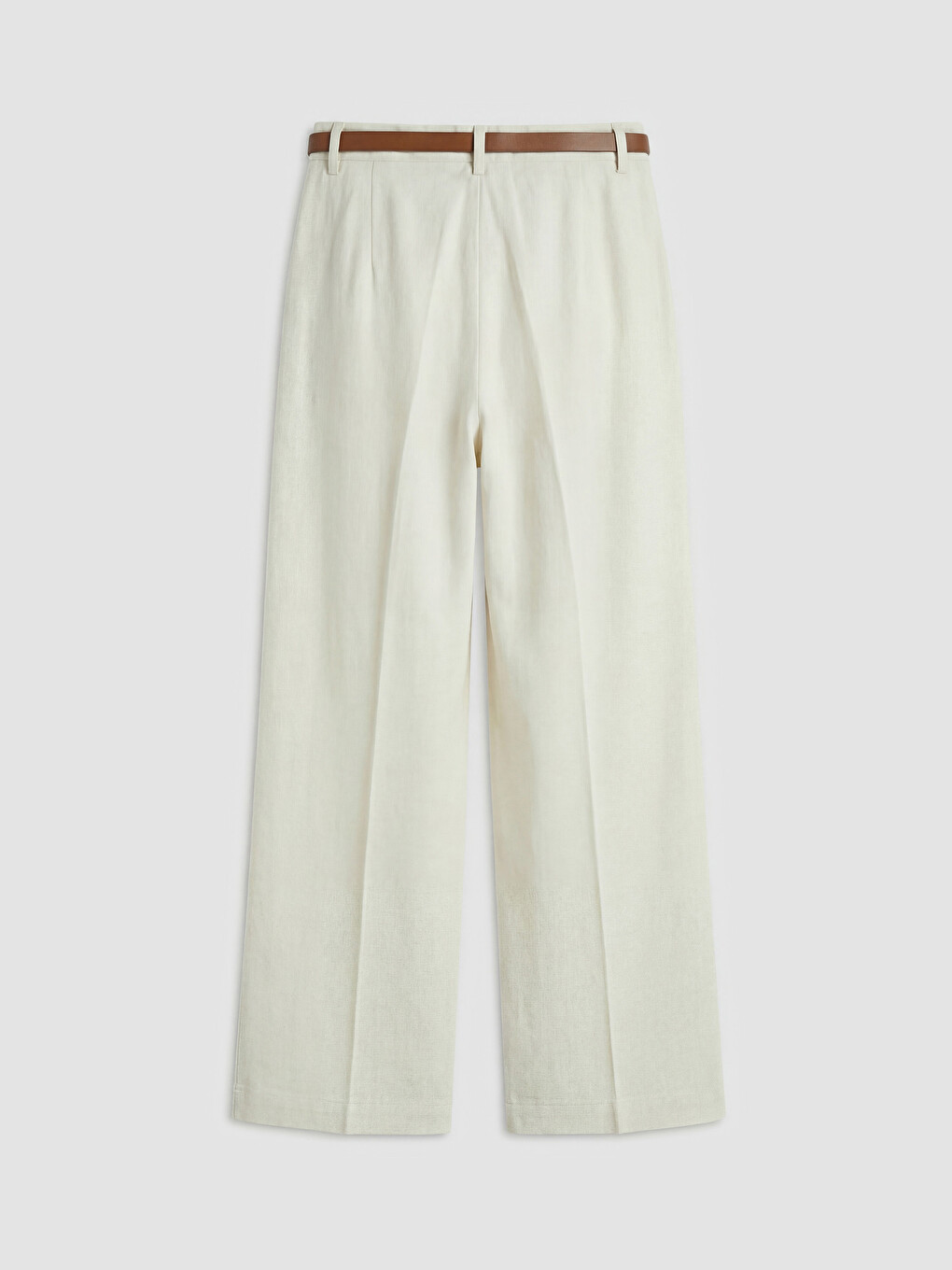 Woman Beige Trousers-5
