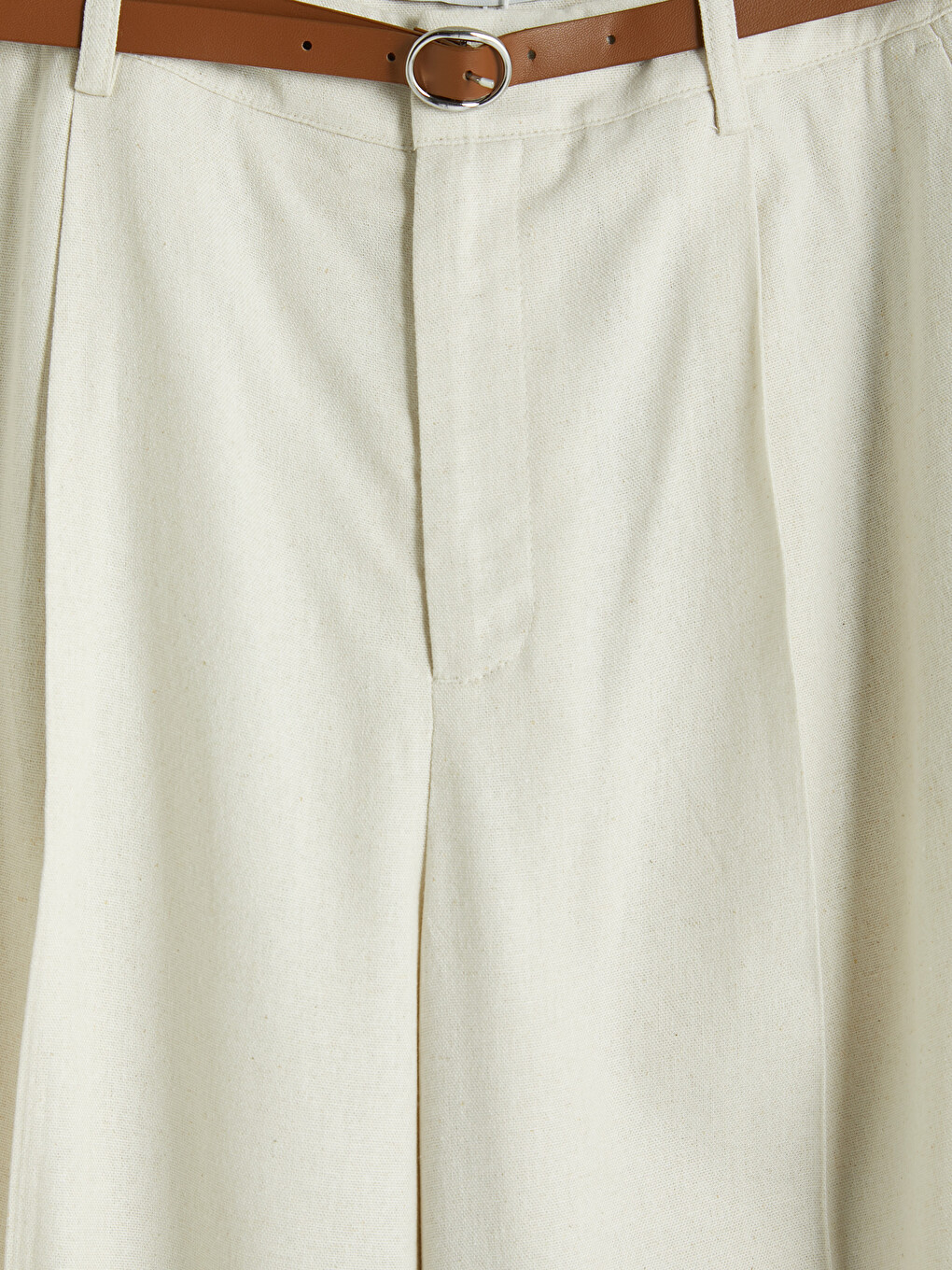 Woman Beige Trousers-6