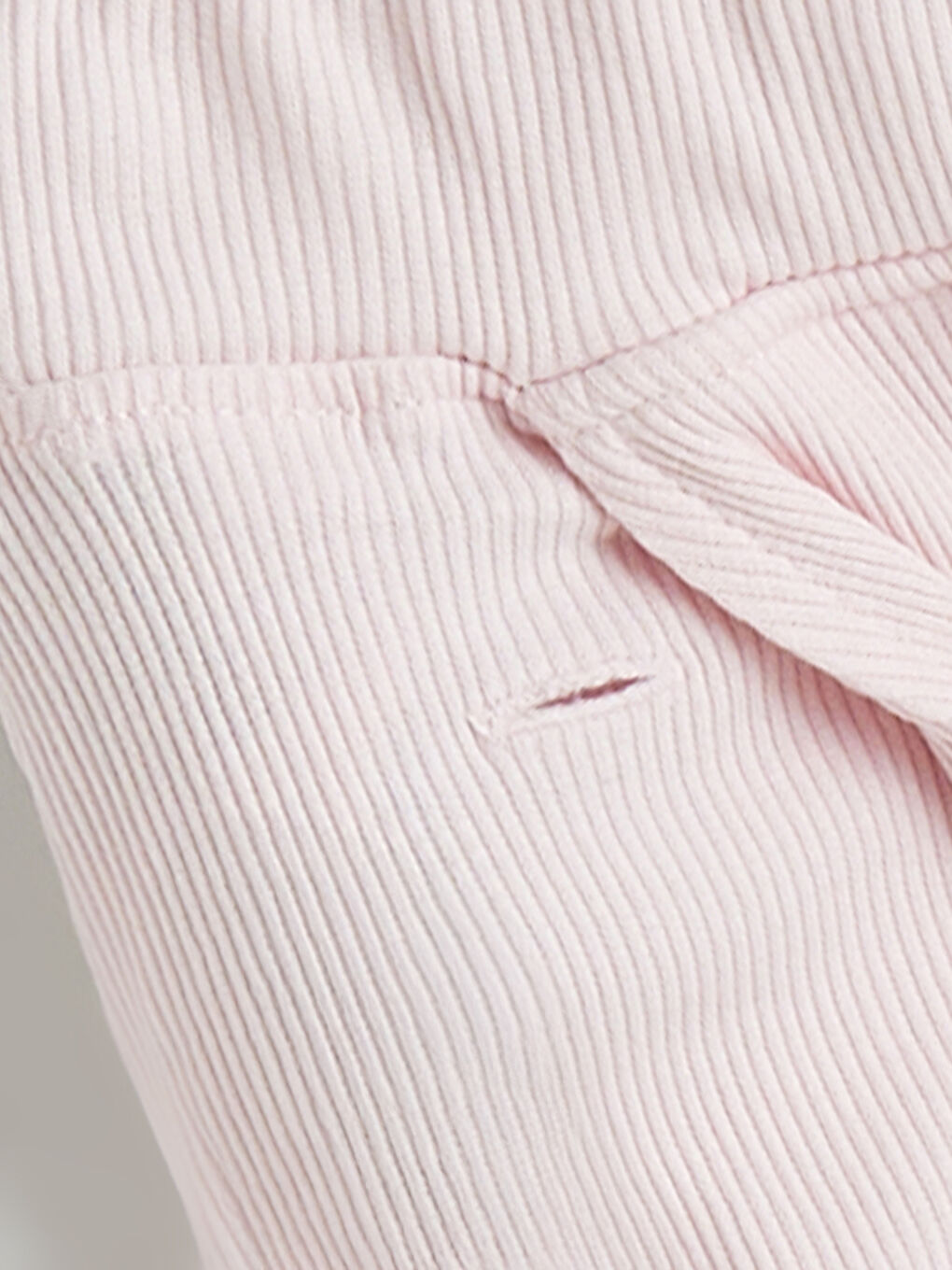 Pembe Kolay Giyilebilir Paçaları Çıtçıtlı Kadın Pijama Altı-3