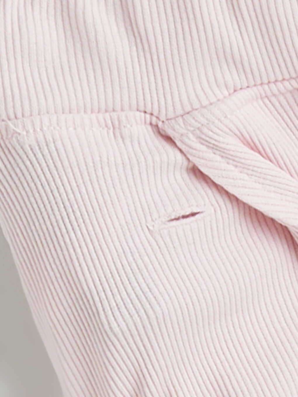 Pembe Kolay Giyilebilir Paçaları Çıtçıtlı Kadın Pijama Altı-2