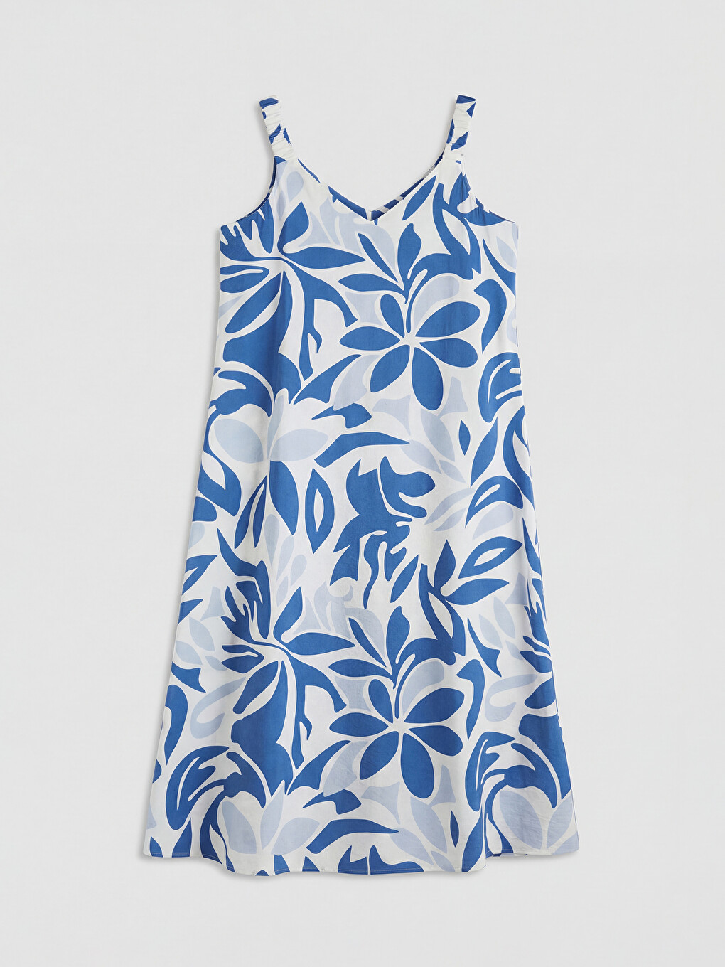Woman Blue Dress-4