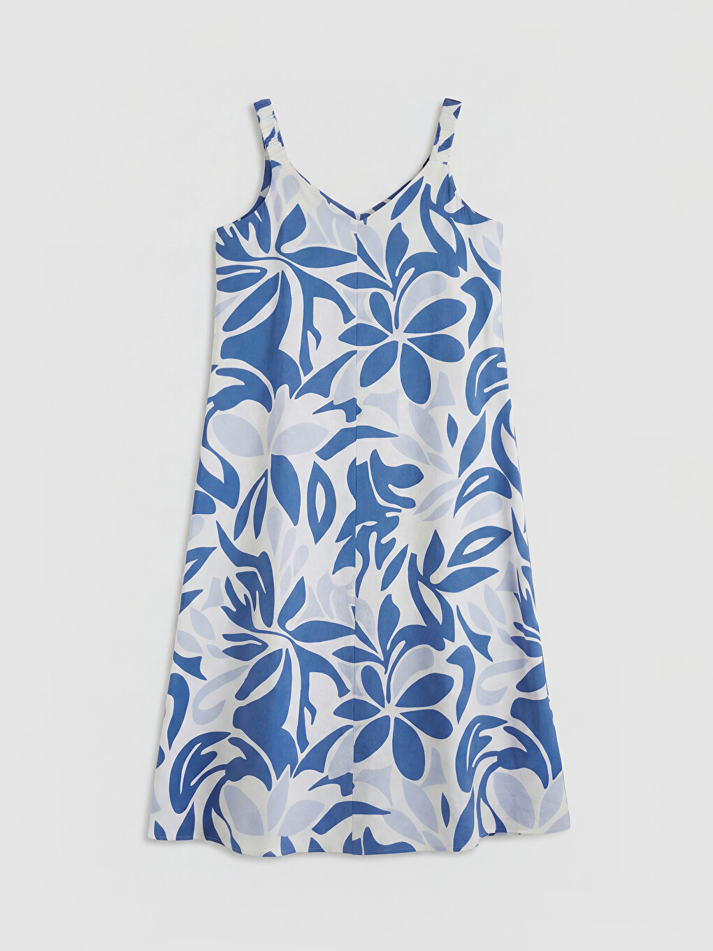 Woman Blue Dress-5