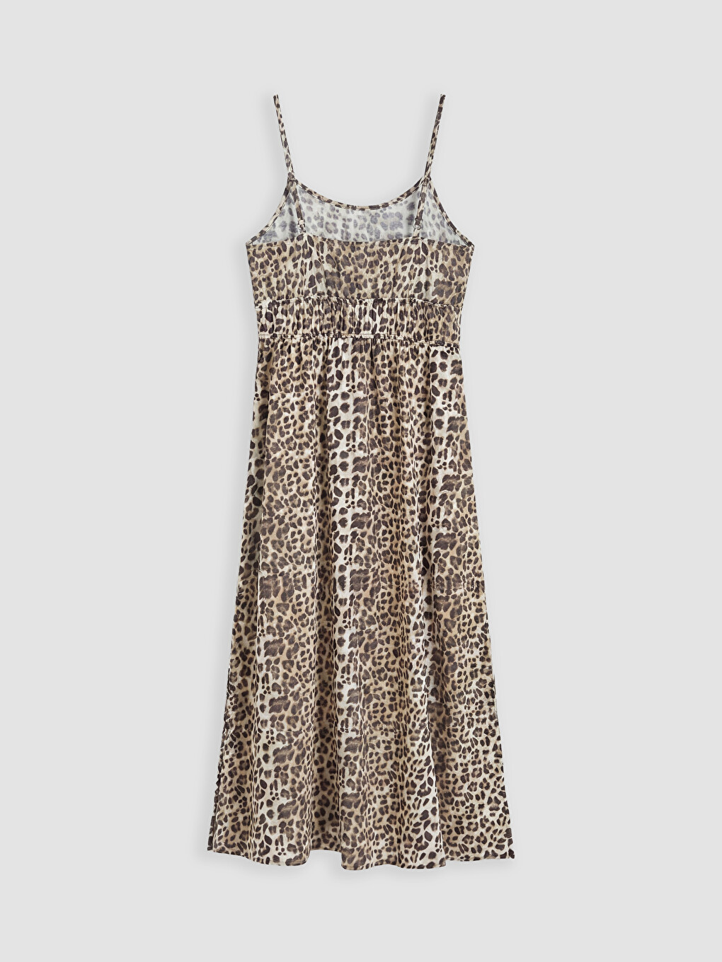 Strappy Leopard Print A Form Dress-5