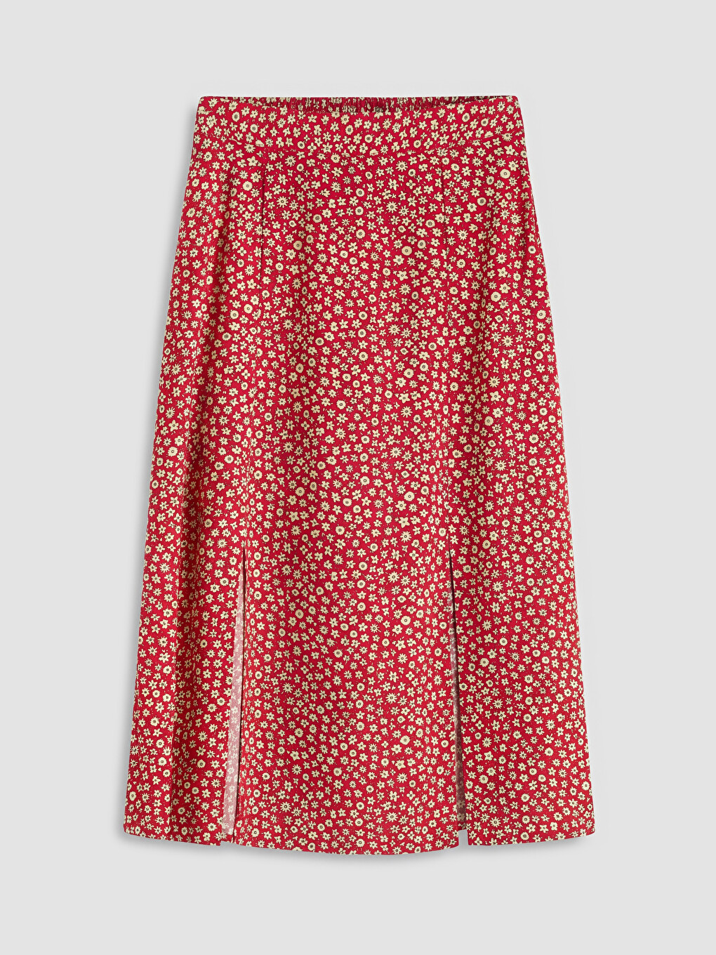 Jupe  Rouge Femme-4