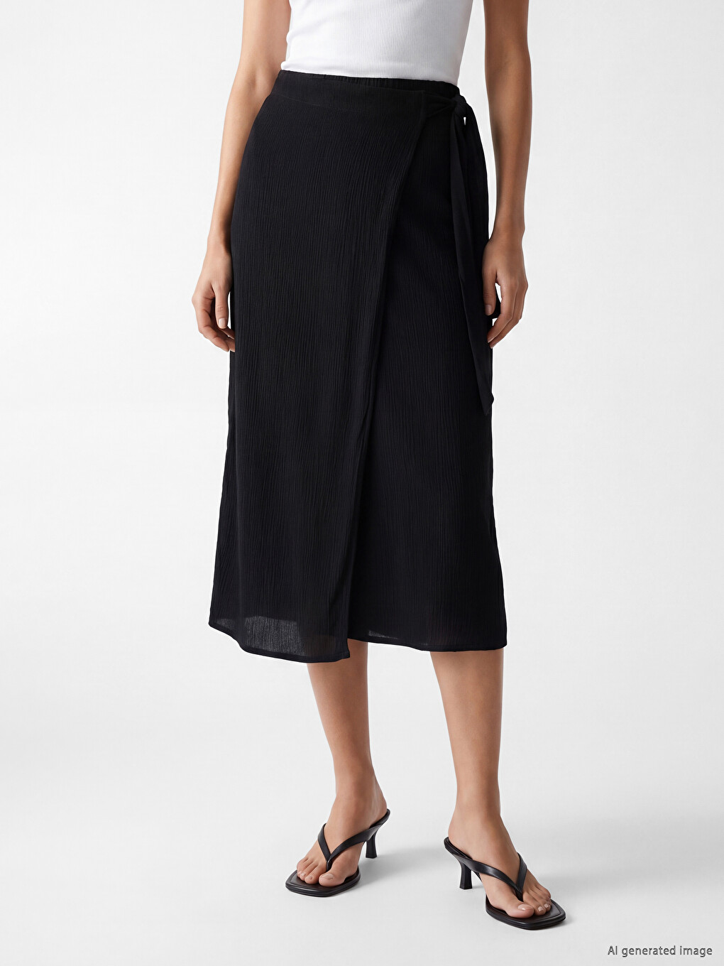Woman Black Skirt-1