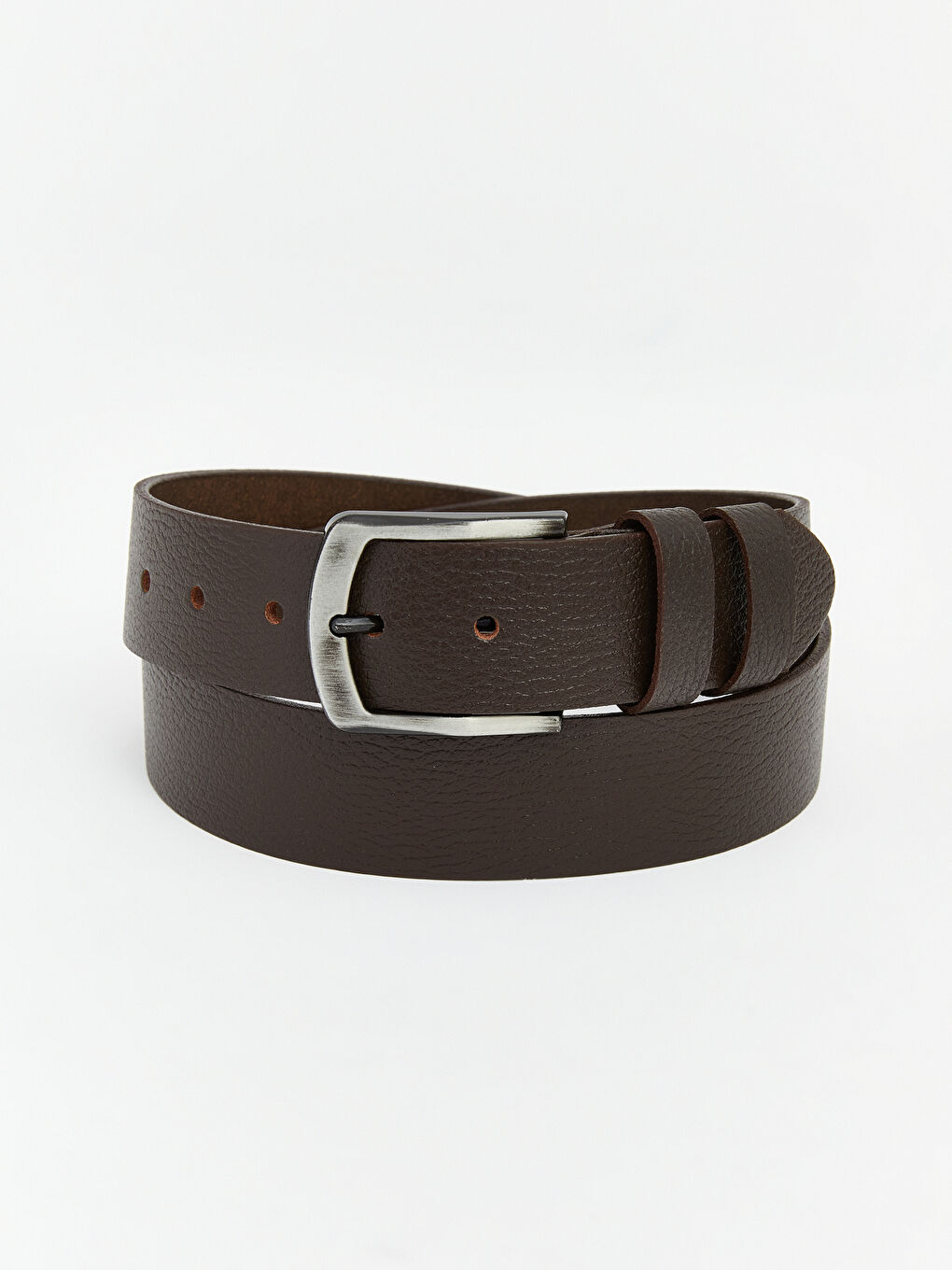 Kahverengi Hakiki Deri Erkek Kemer -1