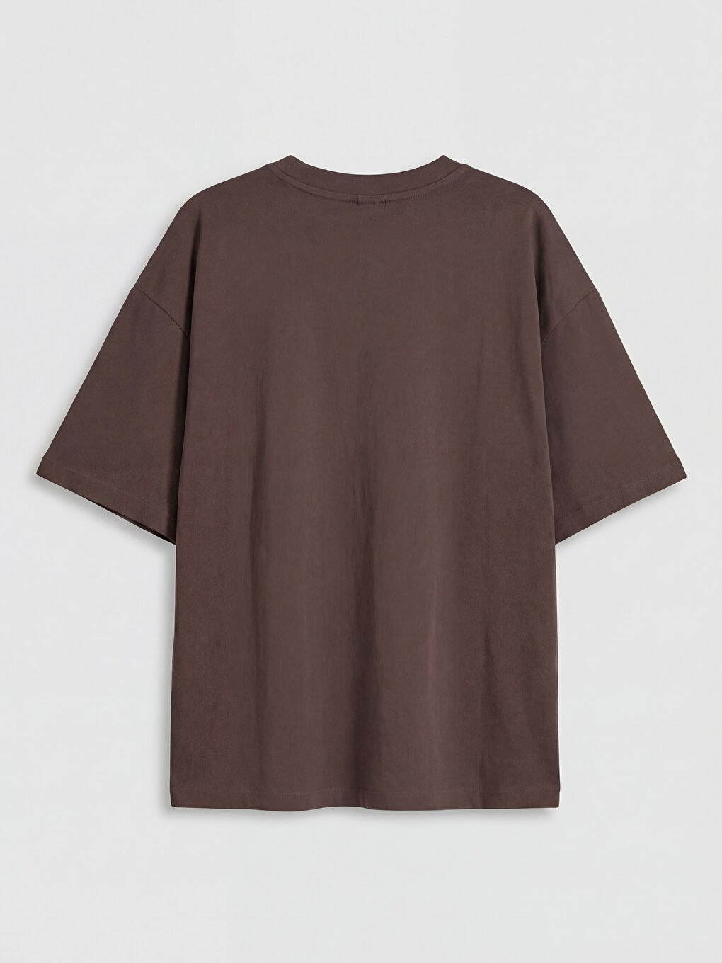 Дөңгелек жағалы принтті қыздарға арналған футболка-1