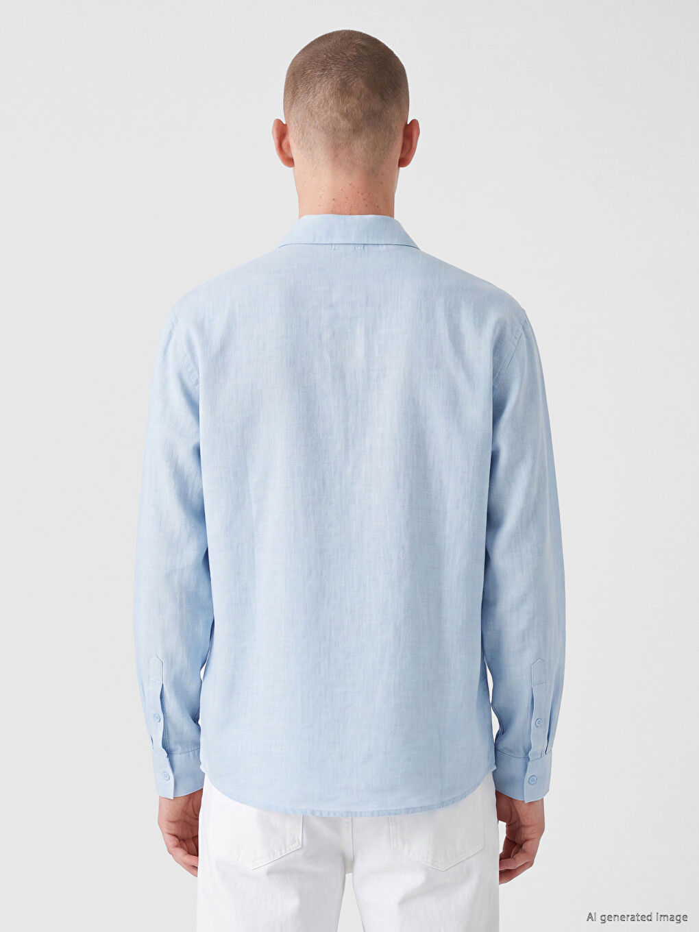 Regular Fit Dobby Men's Shirt-3