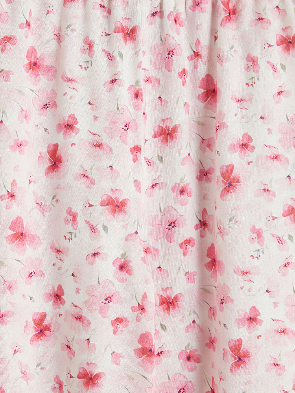 Pembe Çiçekli Kız Çocuk Kapri-2