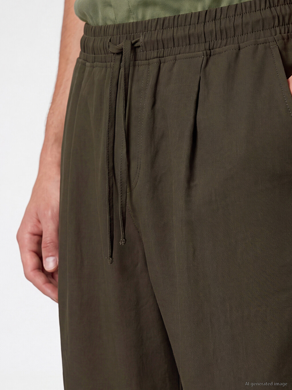 Regular Fit Gabardine Men's Shorts-2
