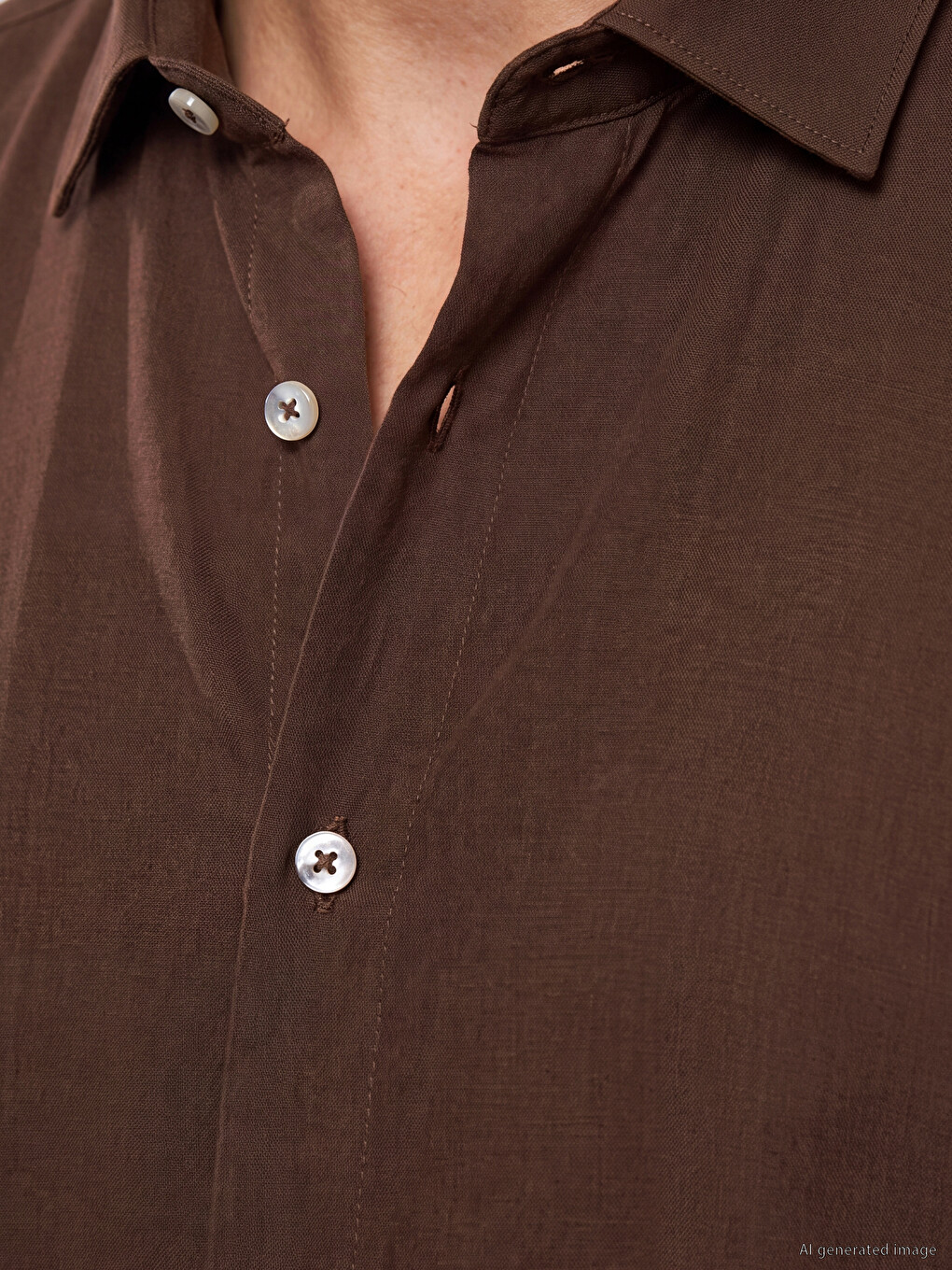 Man Brown Shirt-2