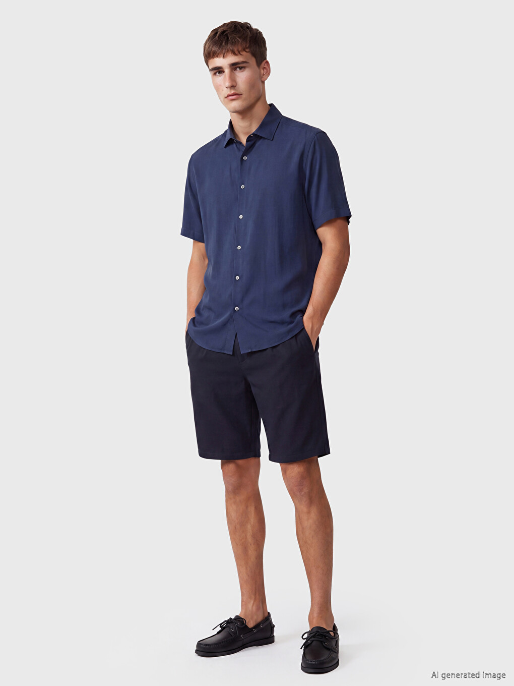 Man Navy Shirt-1