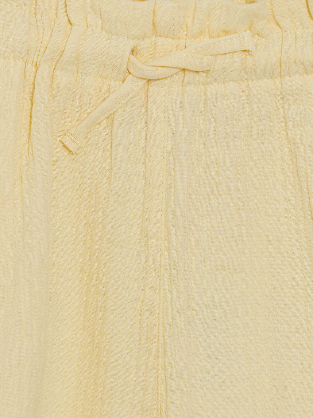 Sarı Müslin Kız Çocuk Şort-2
