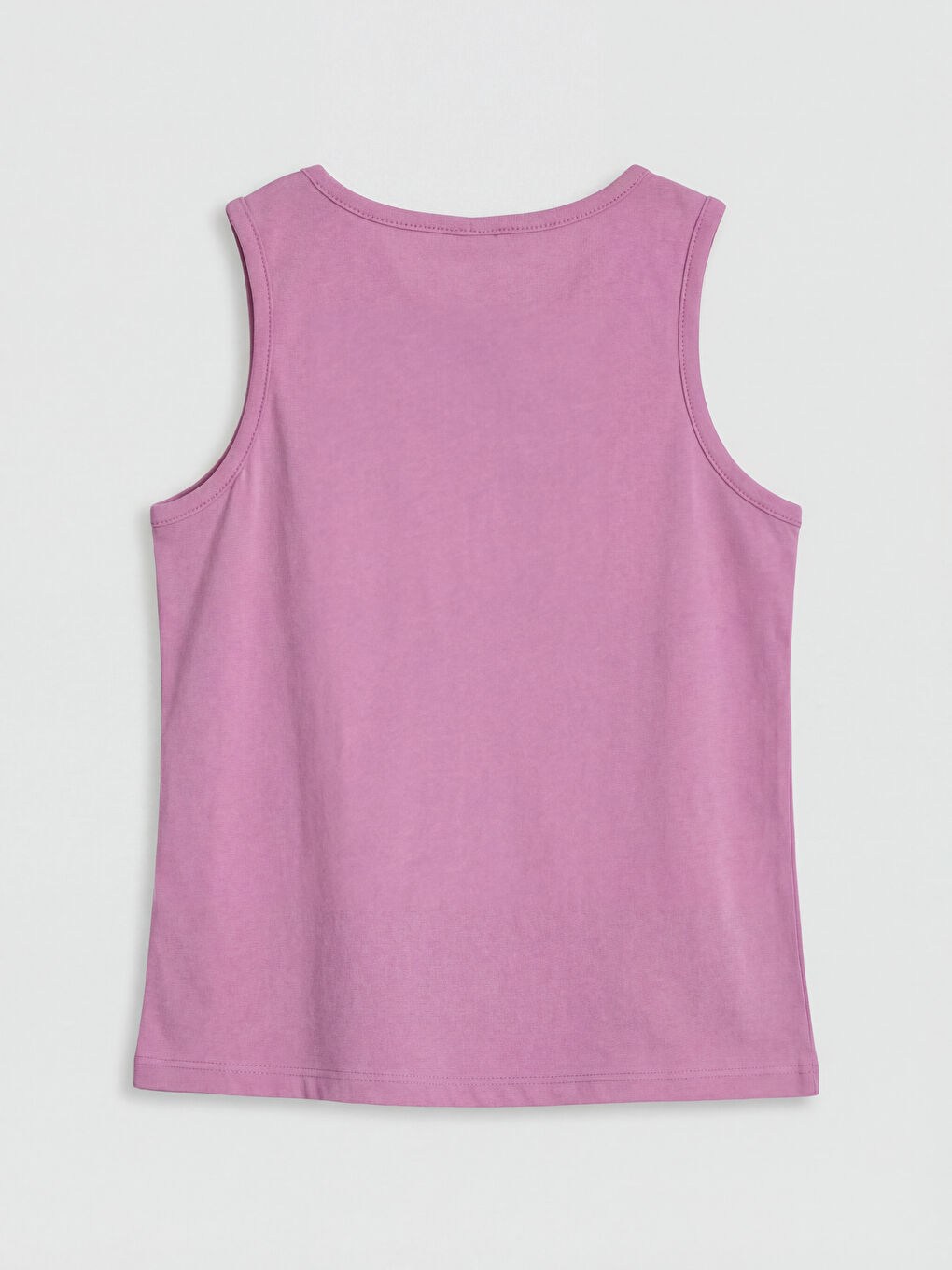 Mor Taşlı Fiyonk Baskılı Kız Çocuk Atlet-1