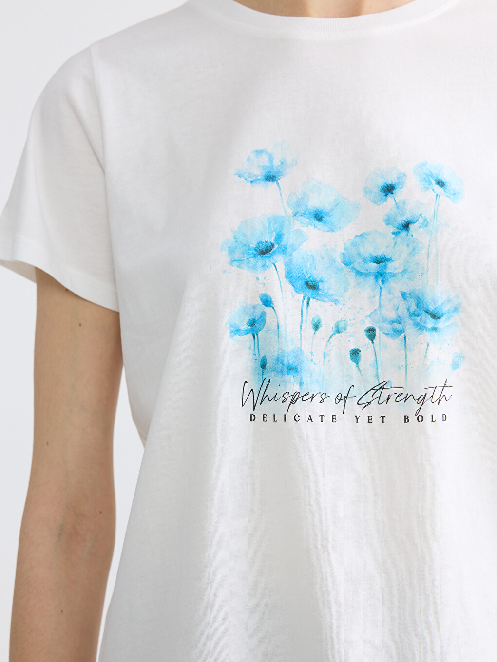 Woman White T-Shirt-2