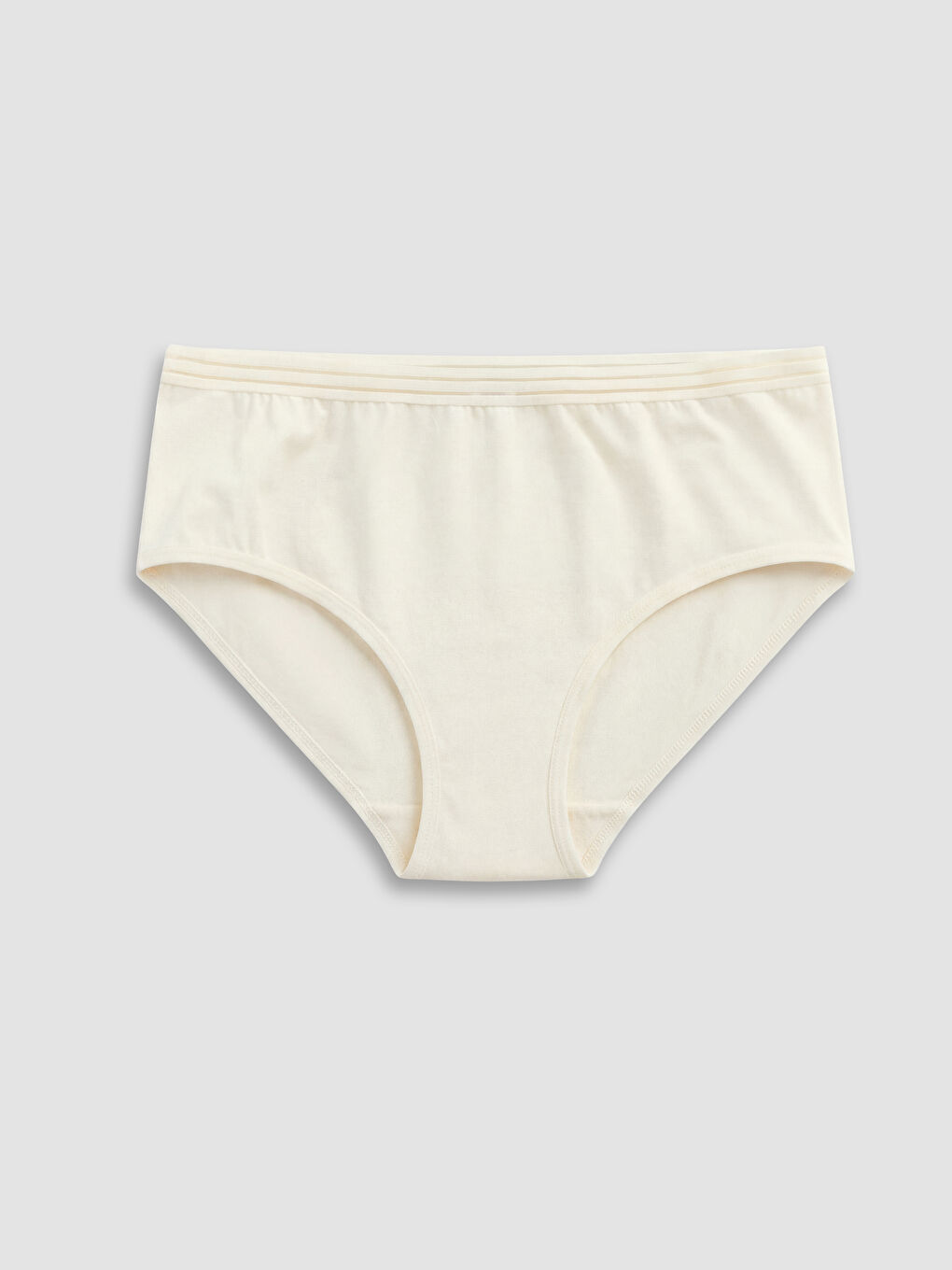 Pembe Düz Hipster Külot 3'lü-4