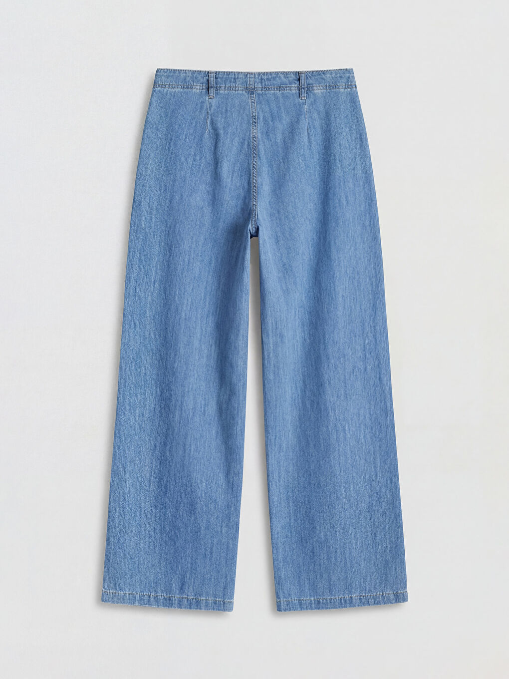 İndigo Wideleg Kadın Jean Pantolon-1