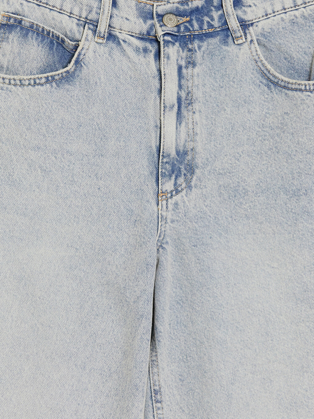 İndigo Bermuda Fit Kadın Jean Şortolon-1