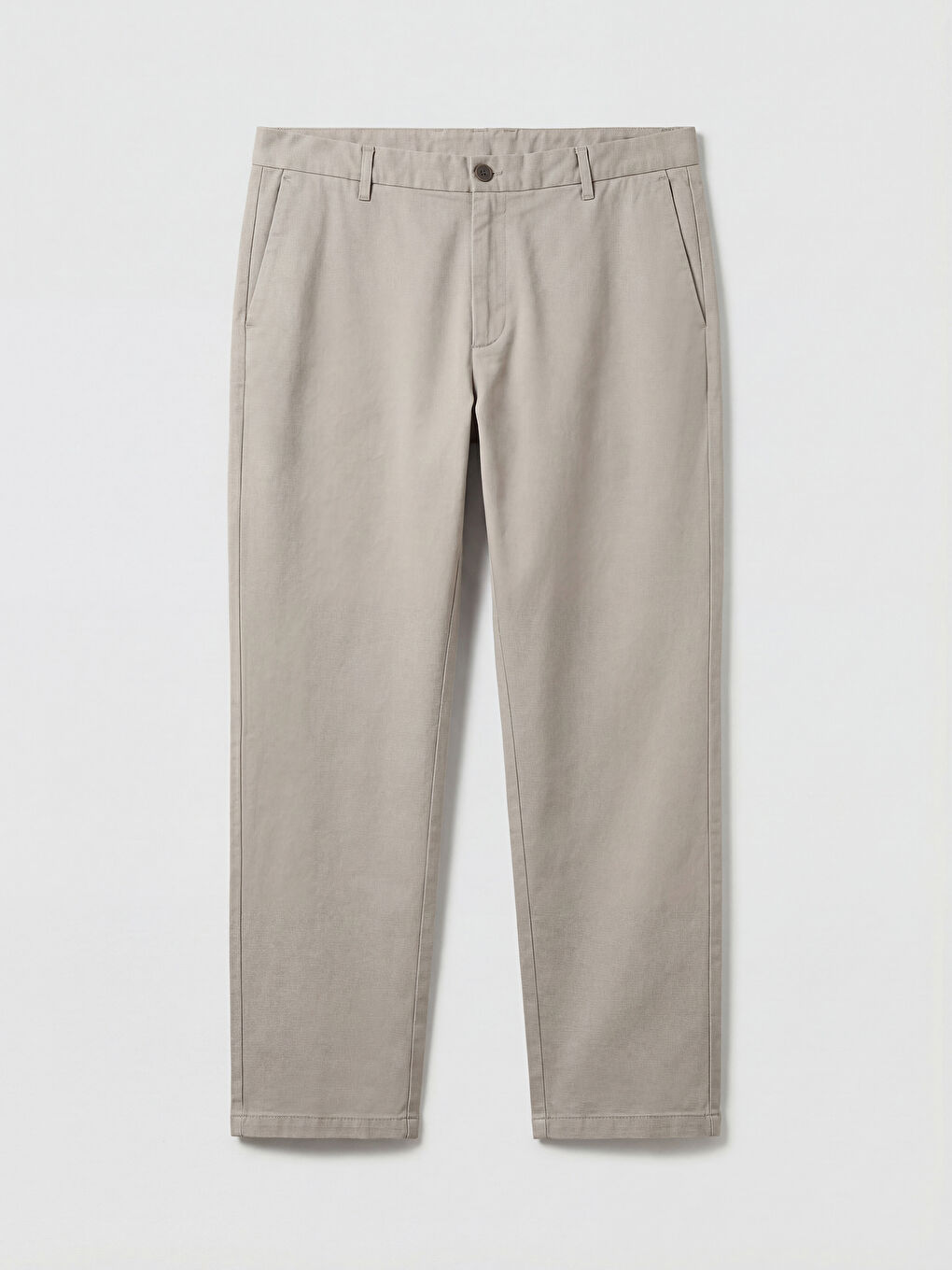 Bej Standart Kalıp Erkek Pantolon