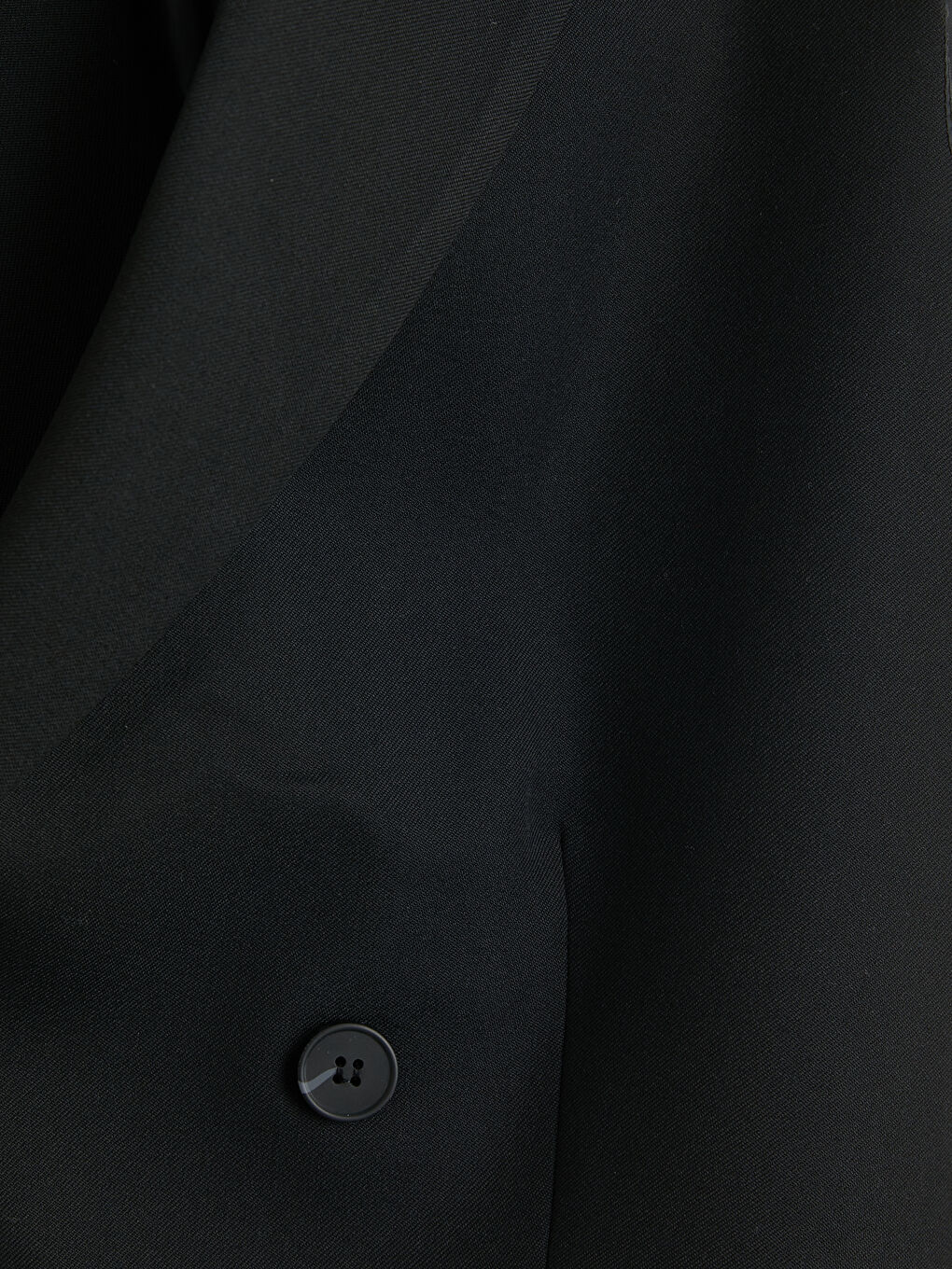 Siyah Kruvaze Yaka Beli Kuşaklı Kadın Klasik Yelek-2