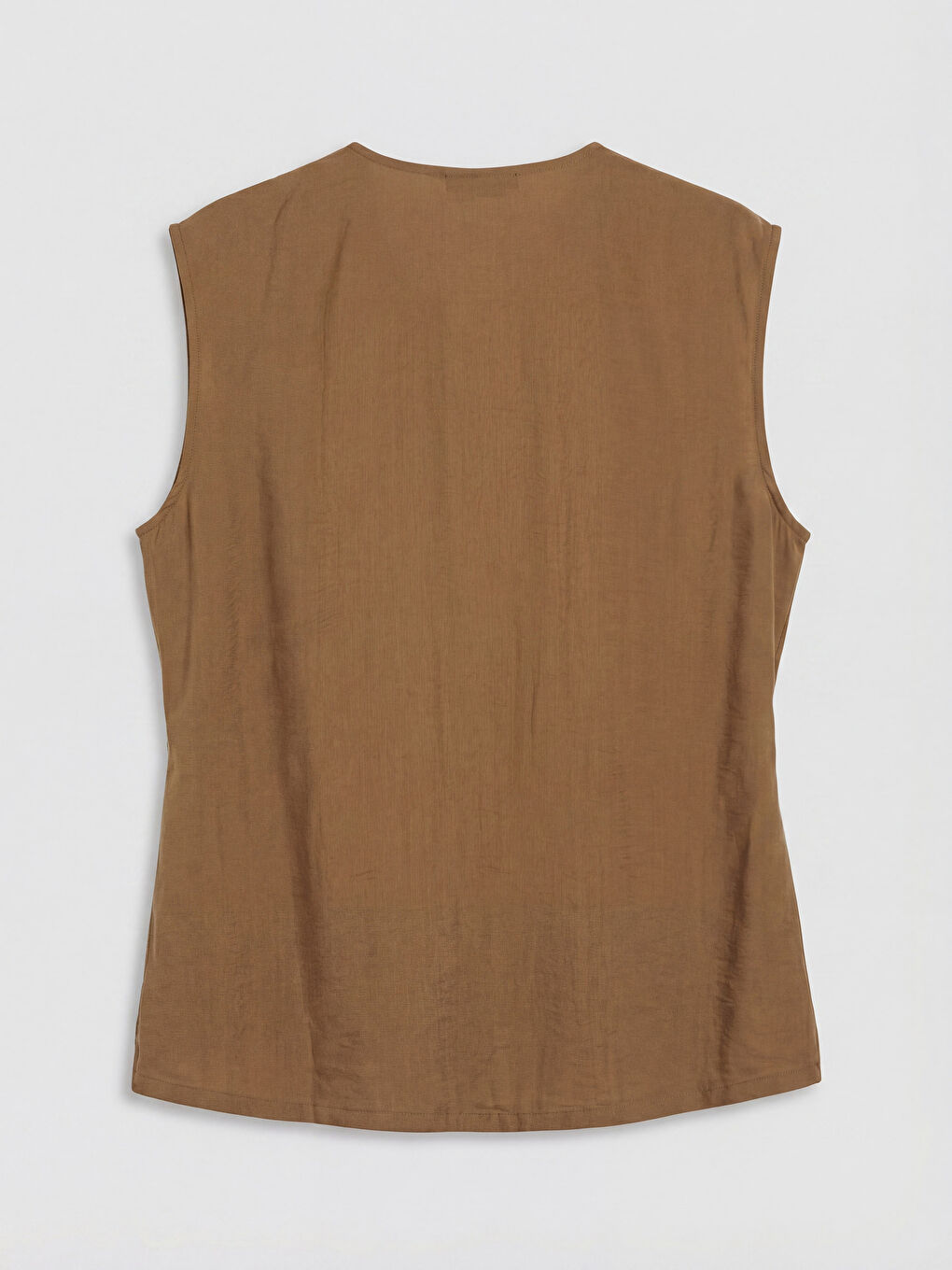 Yeşil Kruvaze Yaka Bluz-1