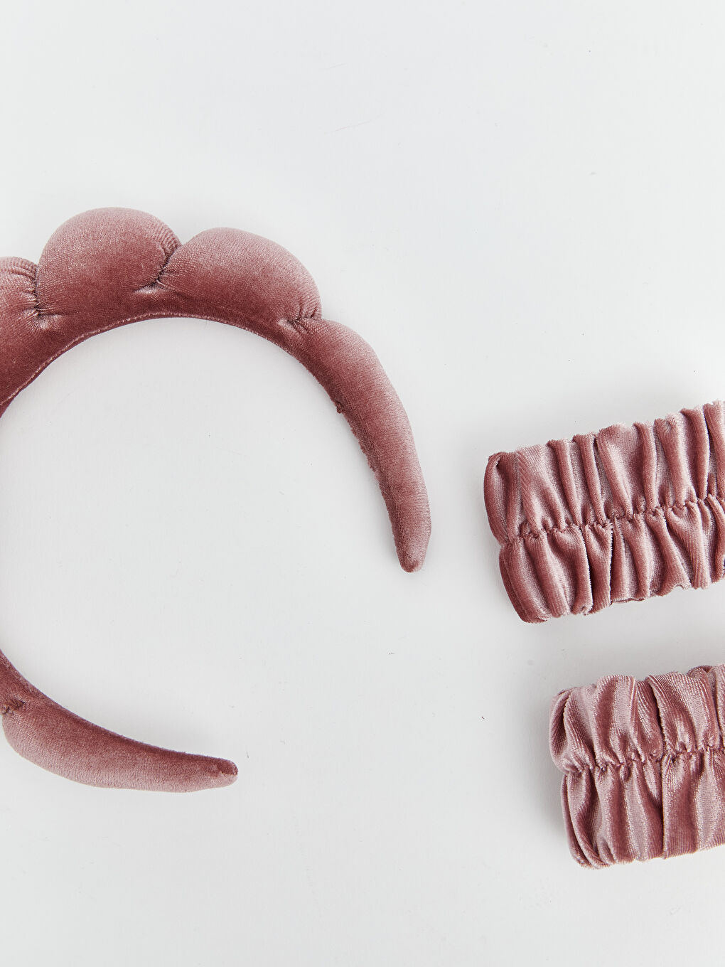 Pembe Kadın Taç ve Bileklik Seti-2