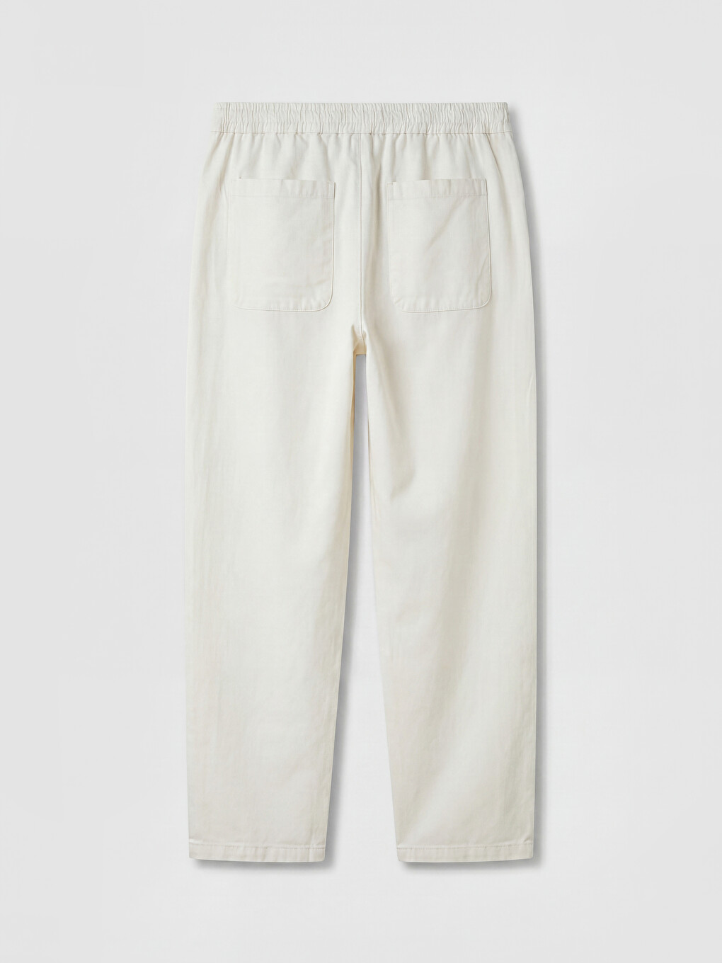 Bej Rahat Kalıp Gabardin Erkek Pantolon-1