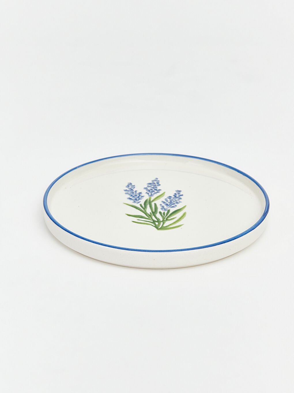 Karışık Çiçek Desenli Seramik Pasta Tabağı 20 cm-10