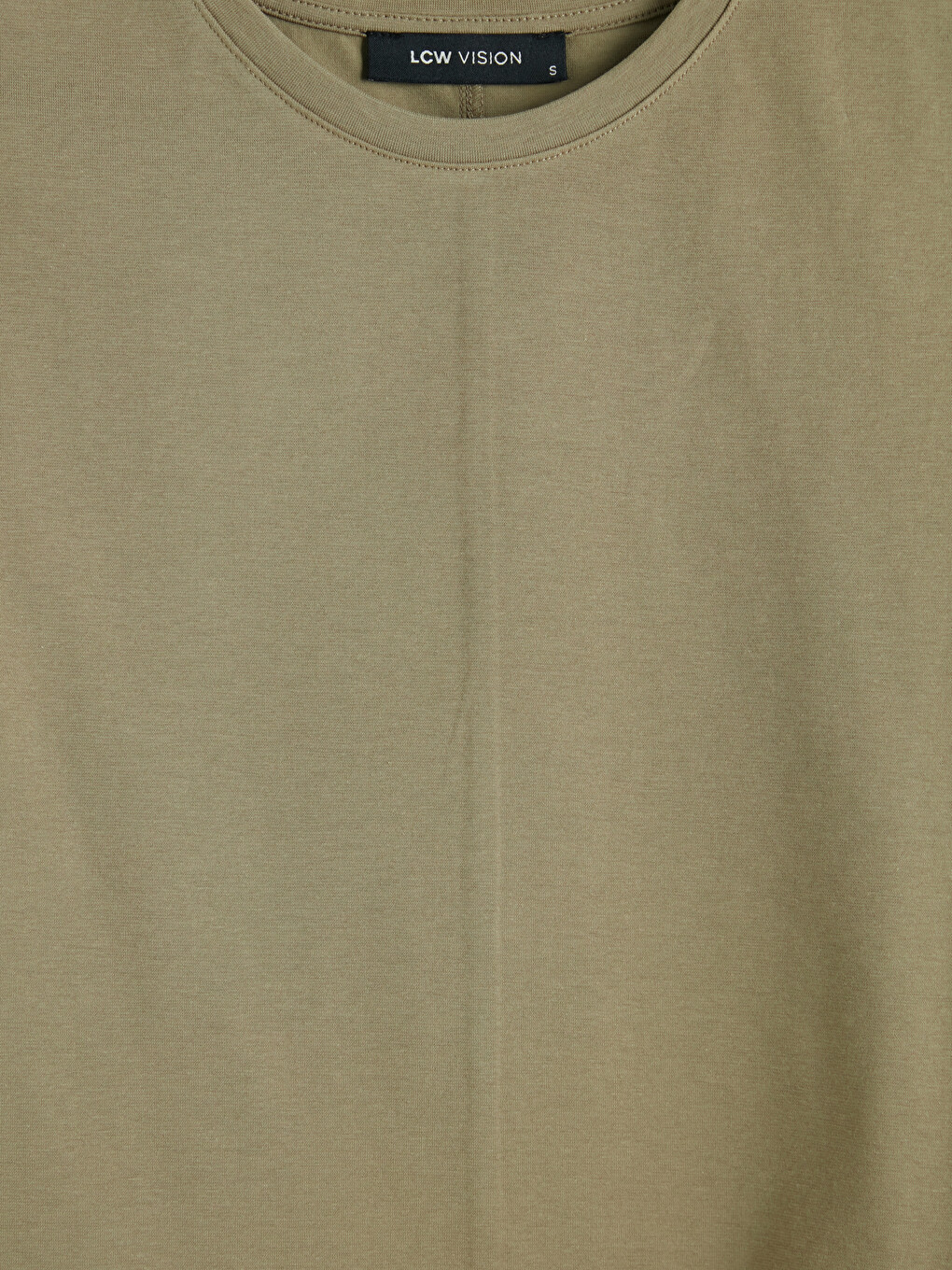 Crew Neck Tie Detail Women's T-Shirt-6