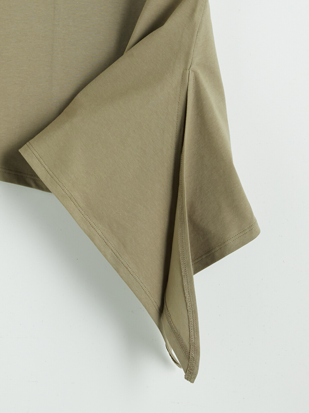 Crew Neck Tie Detail Women's T-Shirt-8