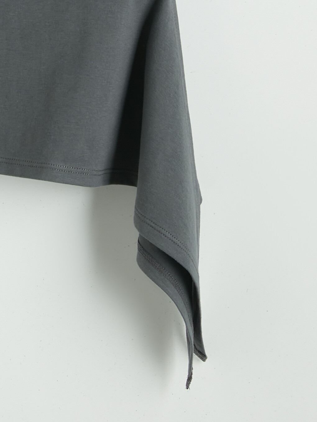 Crew Neck Tie Detail Women's T-Shirt-7