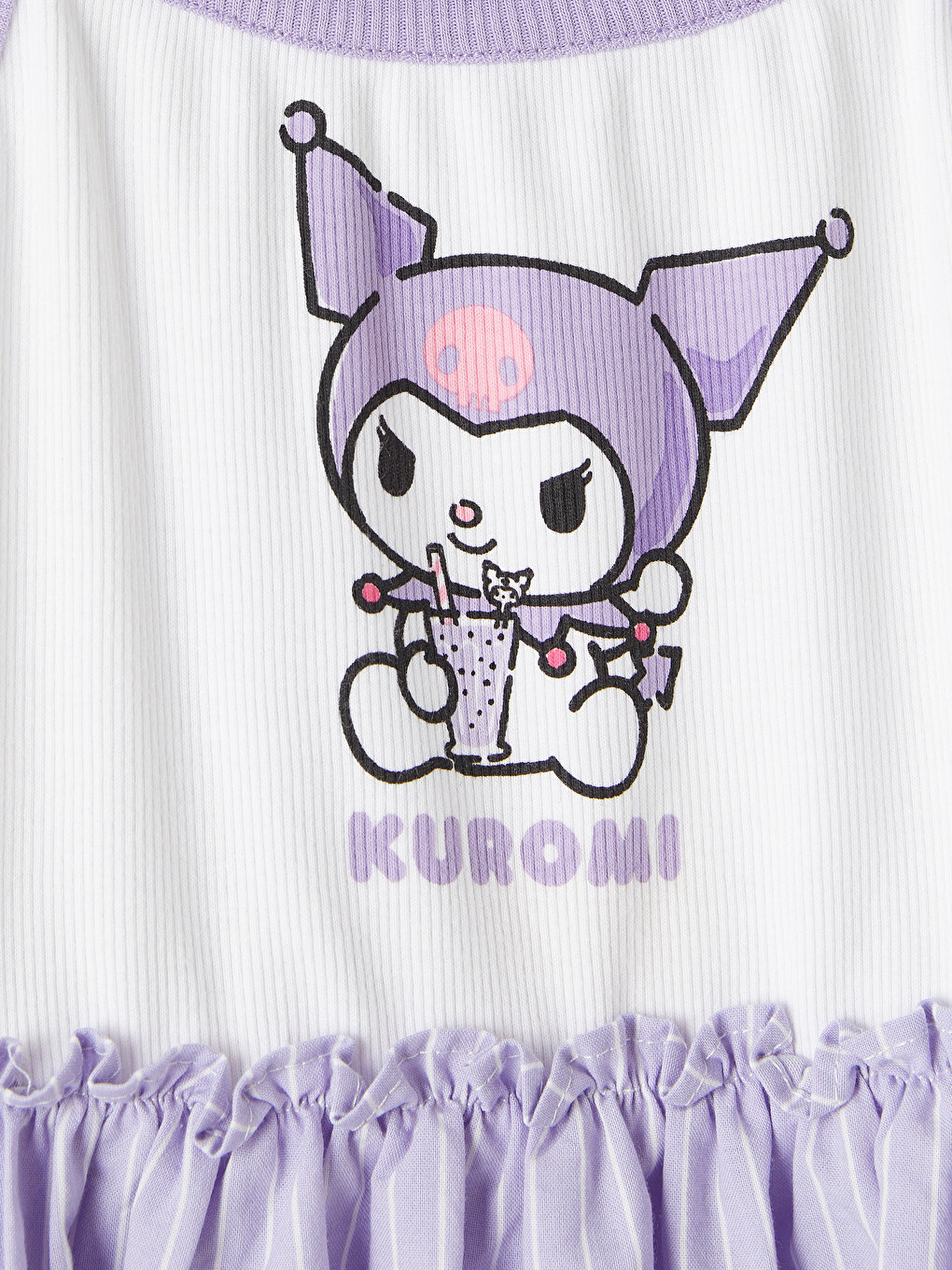 فستان بناتي مطبوع Kuromi-1