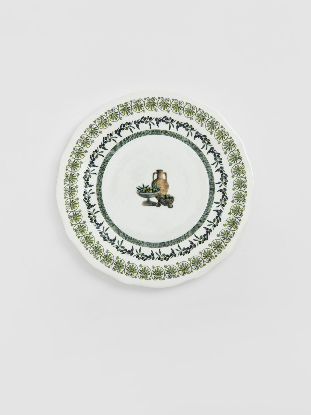 Karışık Zeytin Baskılı Porselen Tabak 27 cm-3